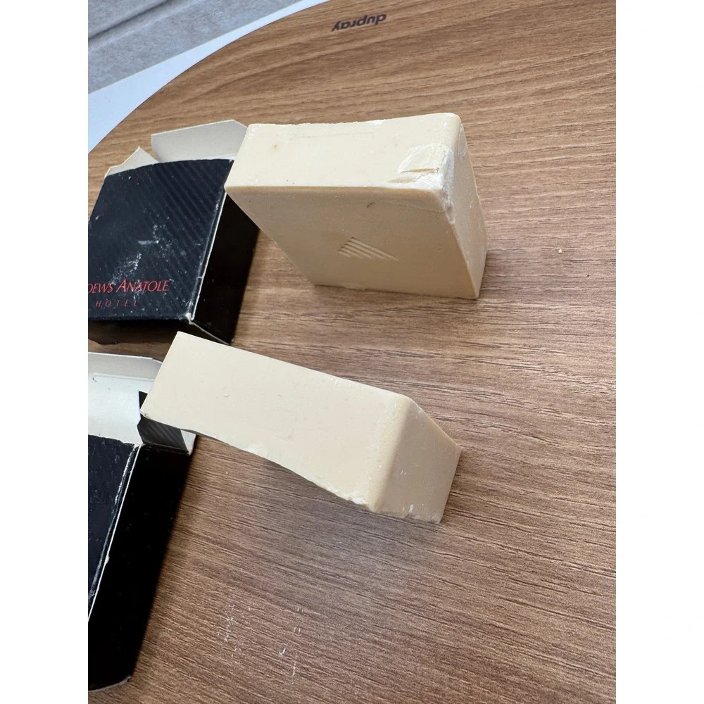 Loews Anatole Hotel French Milled Soap Bars Vintage Travel Size‎ Lot of 2